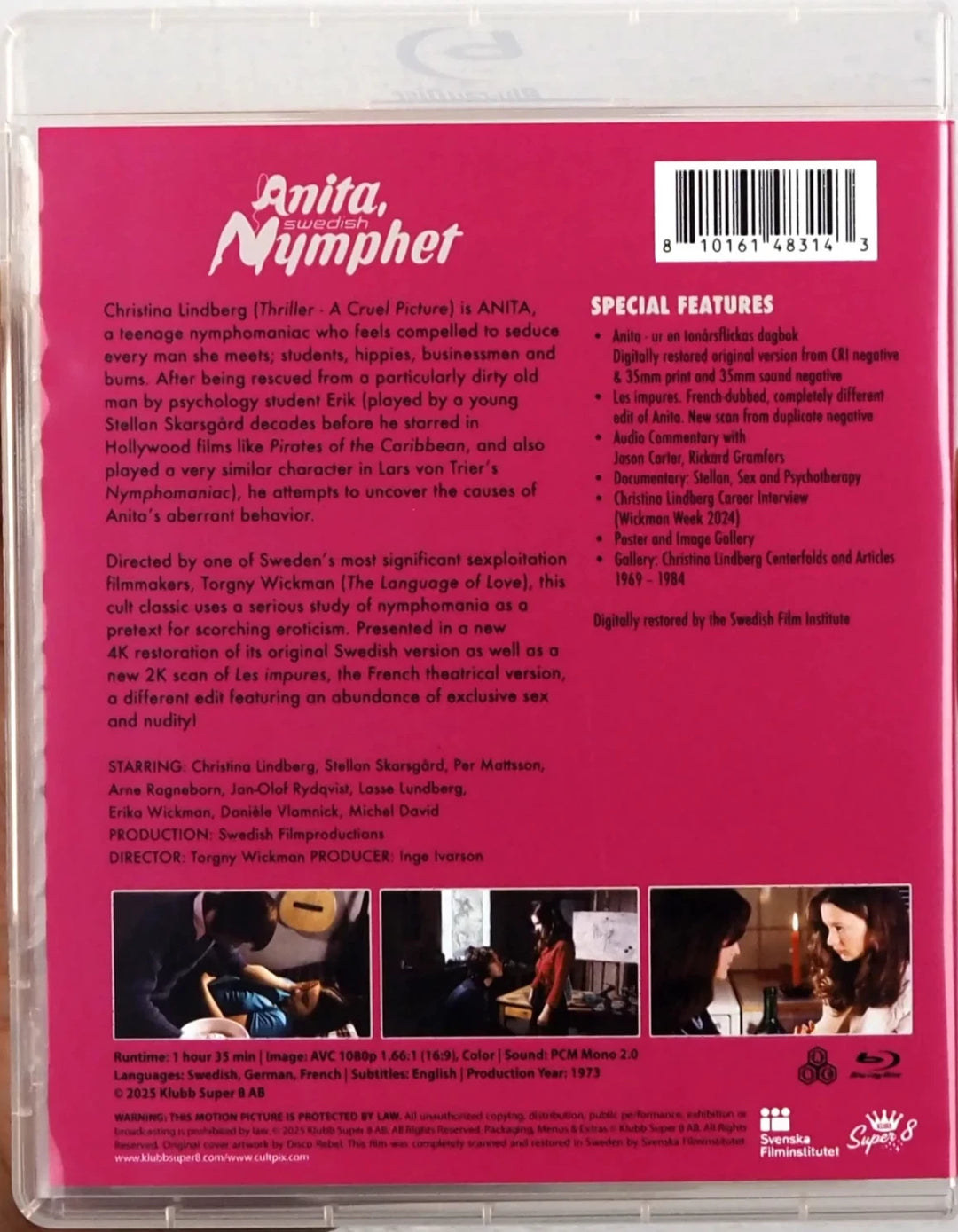 Anita, Swedish Nymphet (Blu-ray, Vinegar Syndrome Partner)