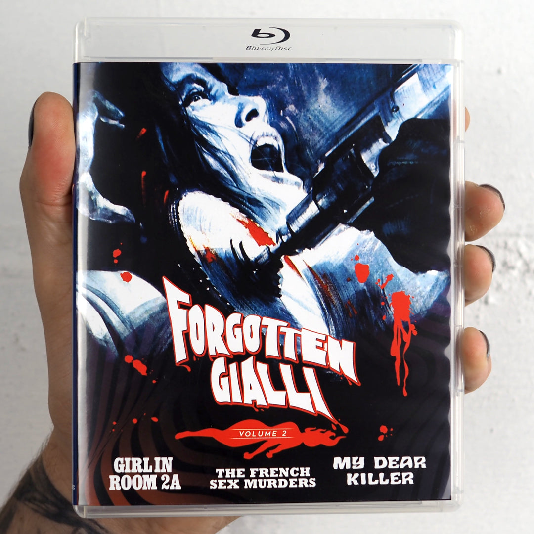 Forgotten Gialli Volume 2 — standard three-disc Blu-ray official product photograph
