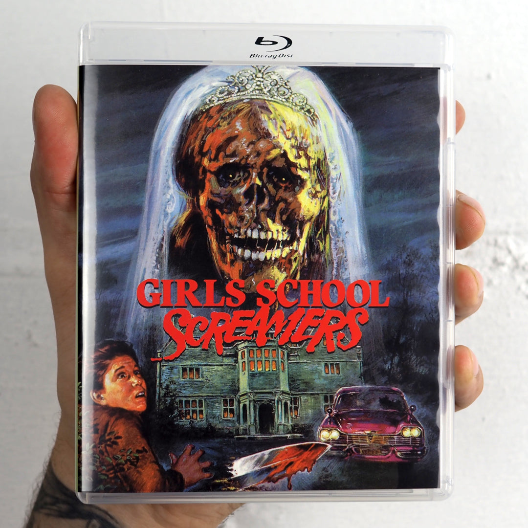 Girls School Screamers — Vinegar Syndrome VS-366 standard Blu-ray official photograph