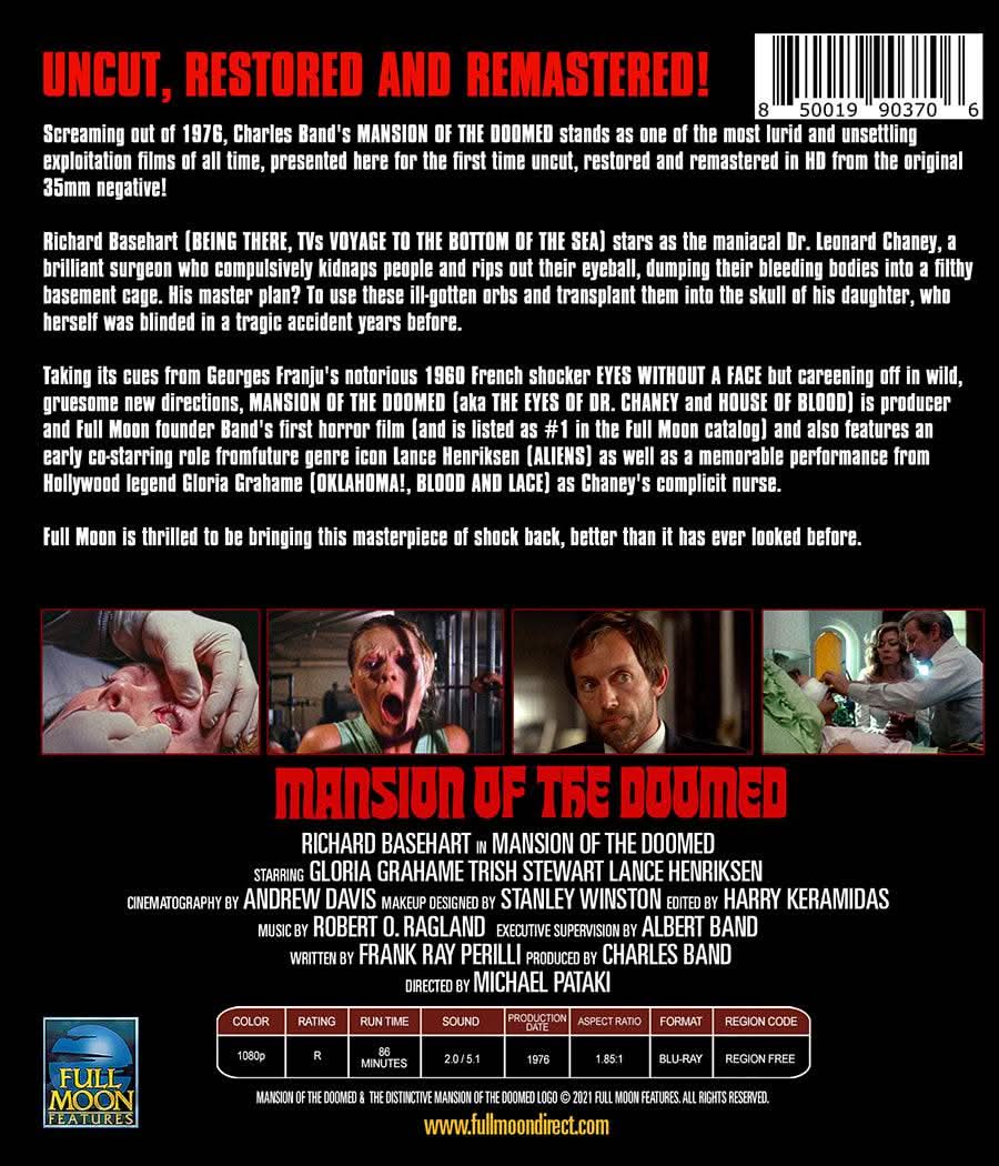 Mansion Of The Doomed [Blu-ray]