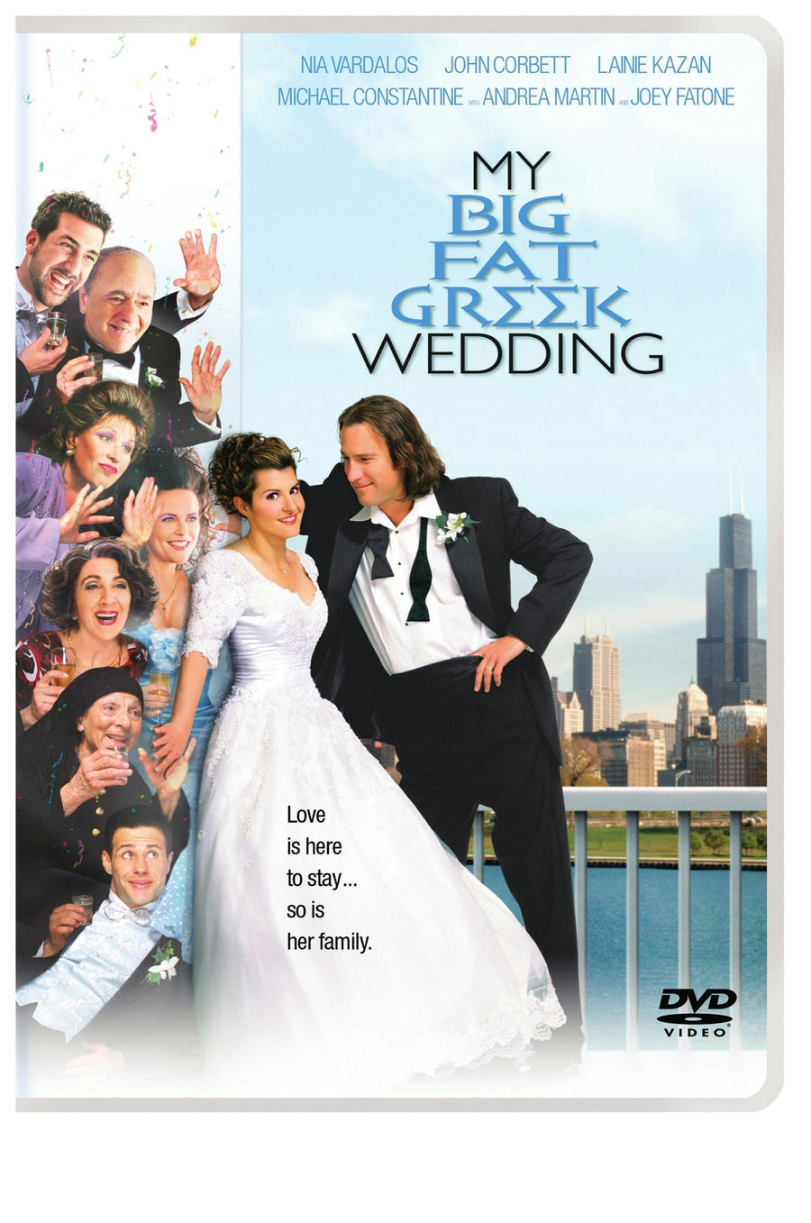 My Big Fat Greek Wedding — HBO DVD official product cover, UPC 026359199325