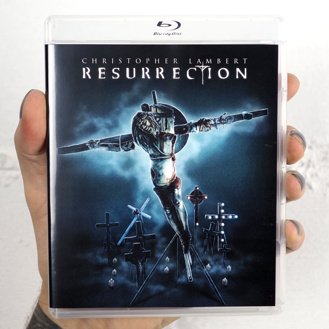 Resurrection Vinegar Syndrome VS-369 standard Blu-ray case
