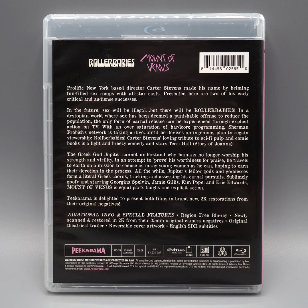 Rollerbabies / Mount of Venus (Bluray, 1975 / 1976)