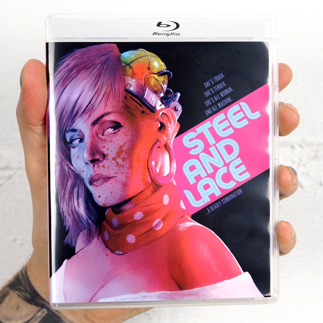 Steel and Lace — Vinegar Syndrome VS-380 standard Blu-ray cover