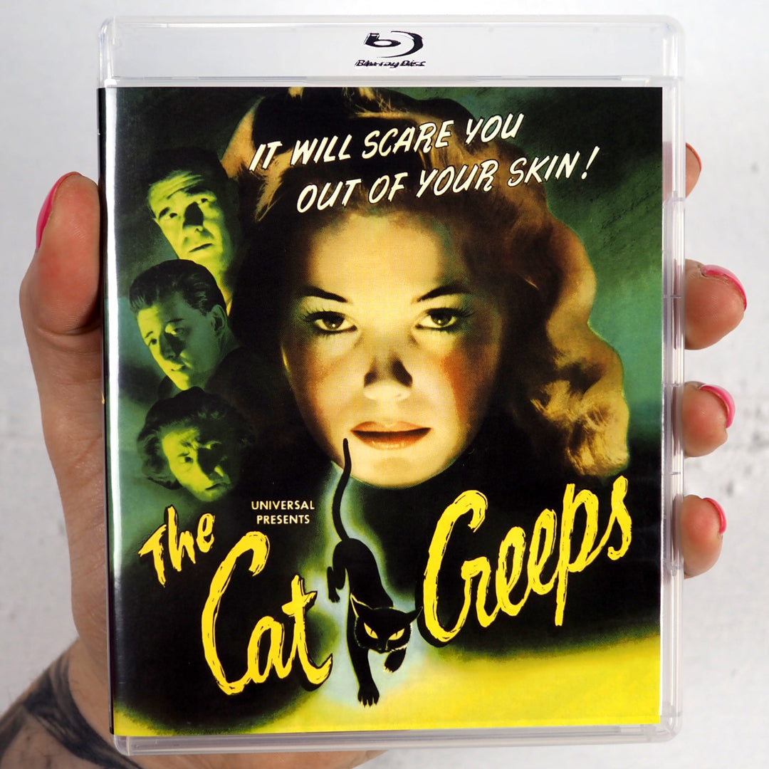 The Cat Creeps — Vinegar Syndrome Labs standard edition Blu-ray case