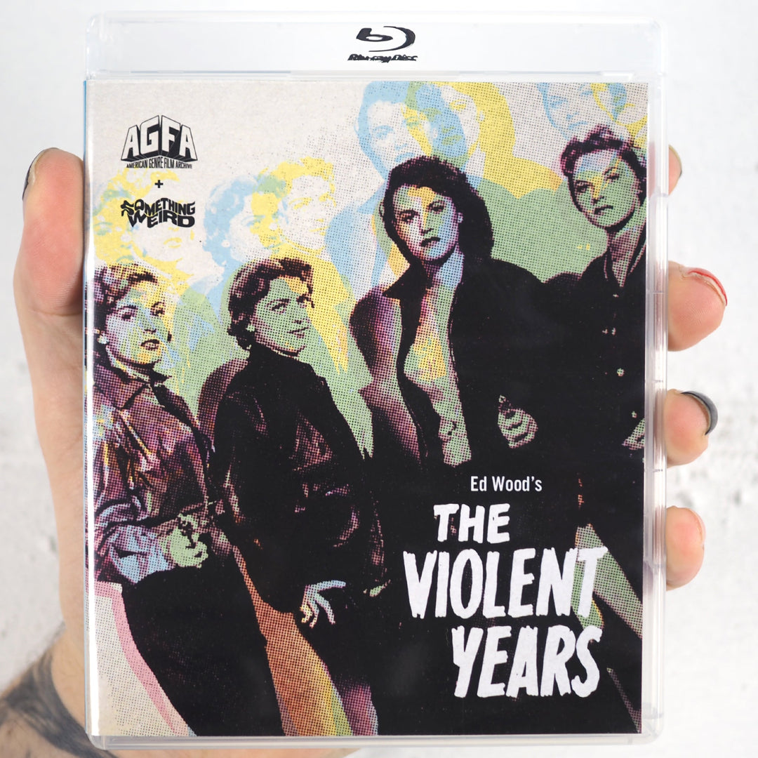 The Violent Years — AGFA/Something Weird Blu-ray reissue official cover