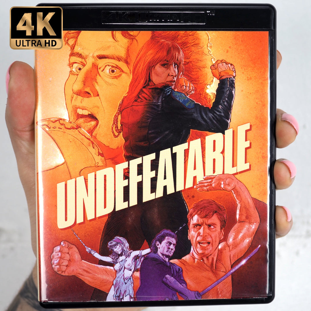Undefeatable — Vinegar Syndrome VS-436 4K UHD and Blu-ray cover