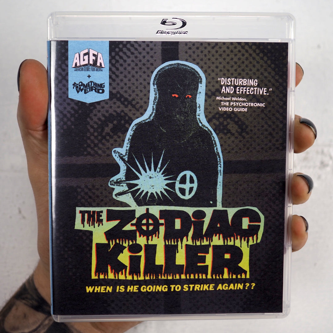The Zodiac Killer — AGFA/Something Weird Blu-ray reissue official front cover